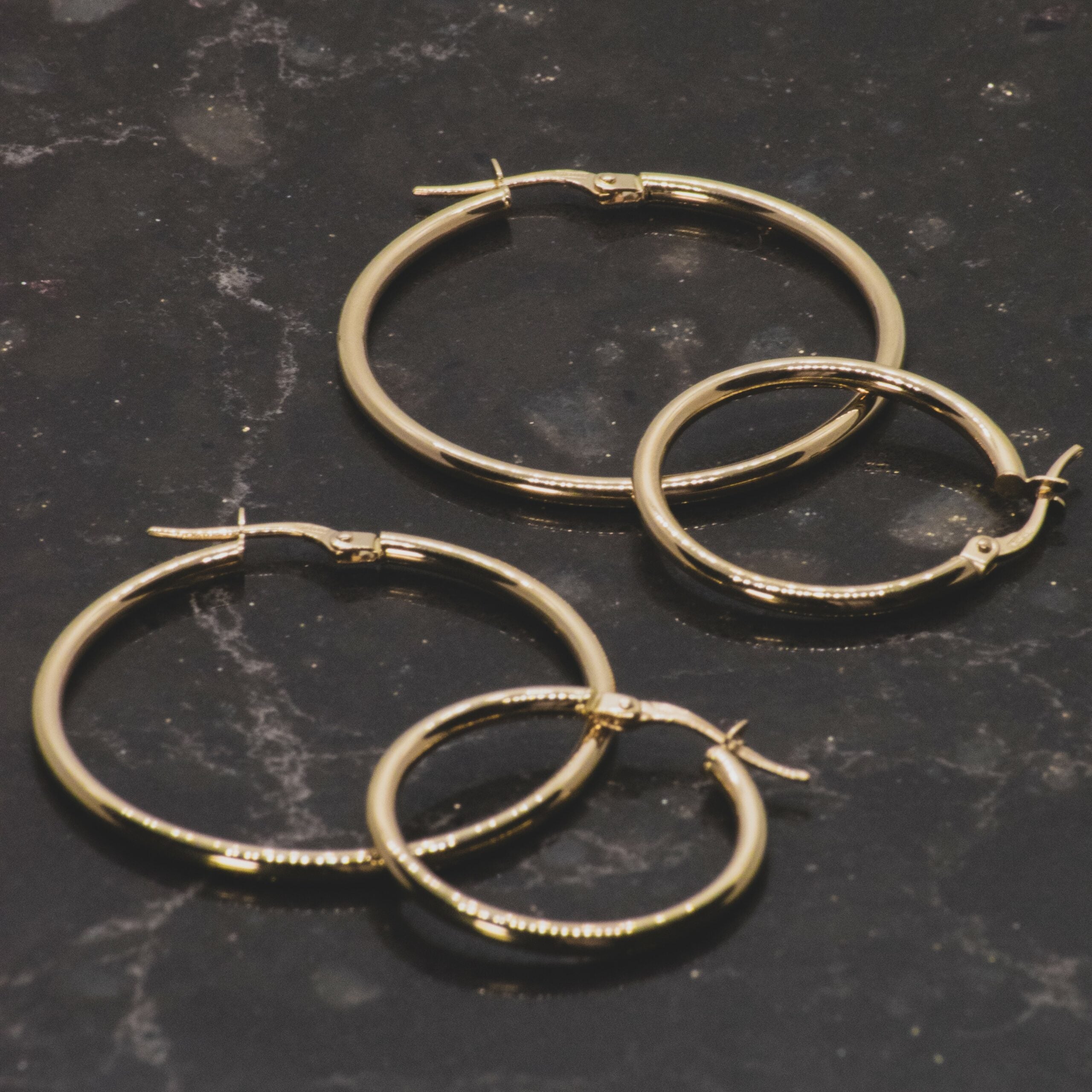 Orecchini a Cerchio in Oro - Bond