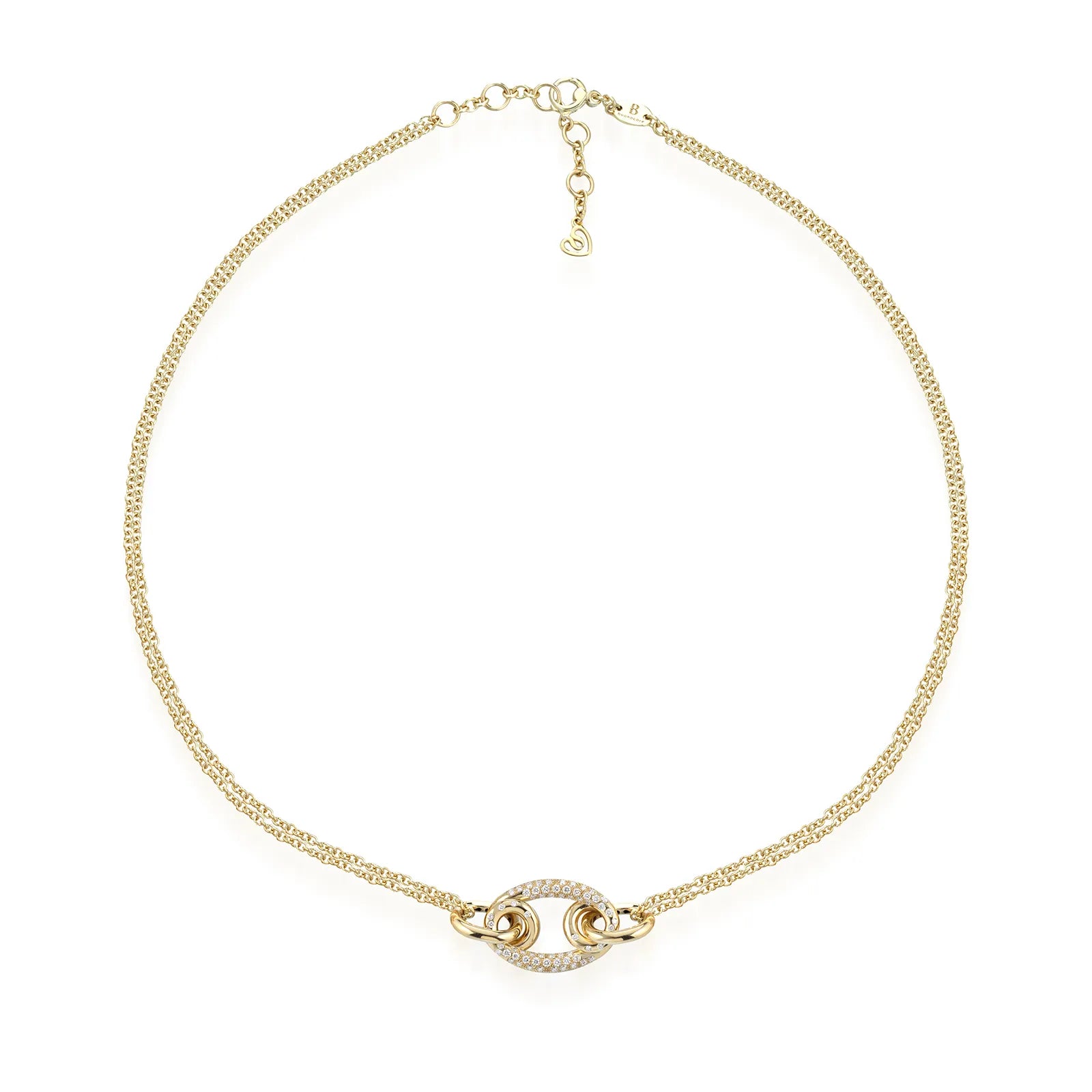 Collana BUONOCORE Loop in Oro e Diamanti