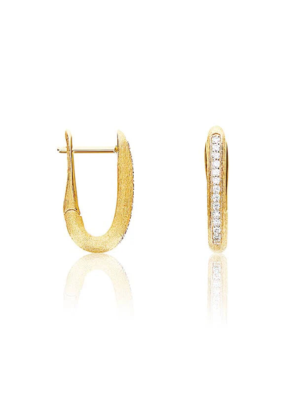 Orecchini a Cerchio Nanis LIBERA in Oro e Diamanti