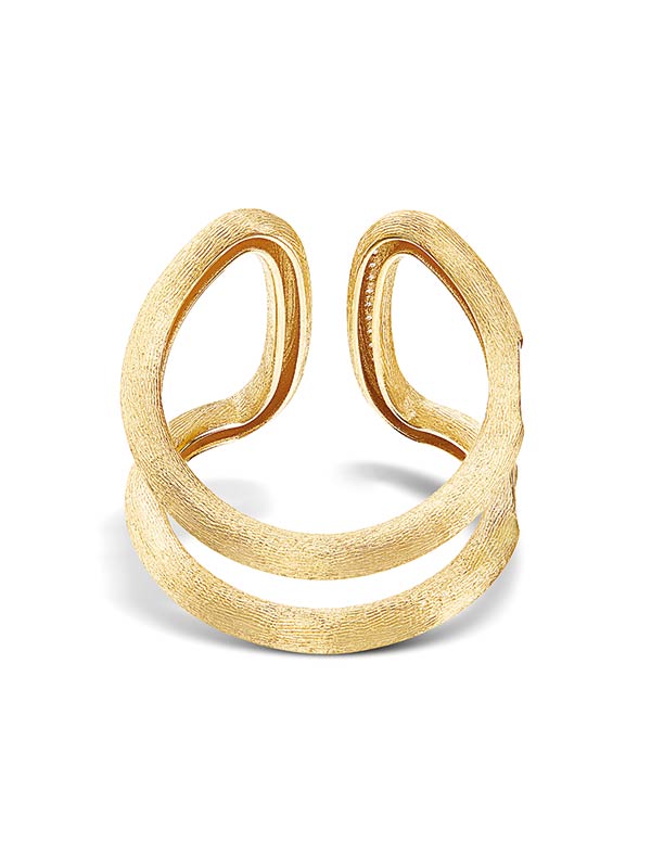 Anello Nanis "LIBERA" a Fascia in oro e diamanti