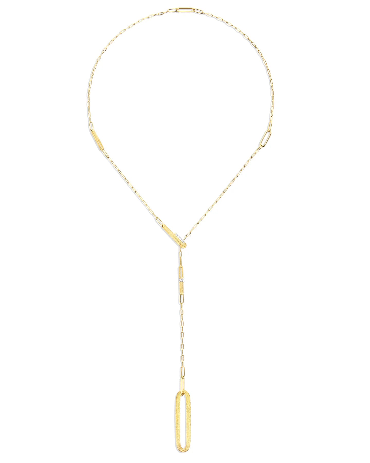 Collana a Y Nanis "LIBERA" in Oro e Diamanti