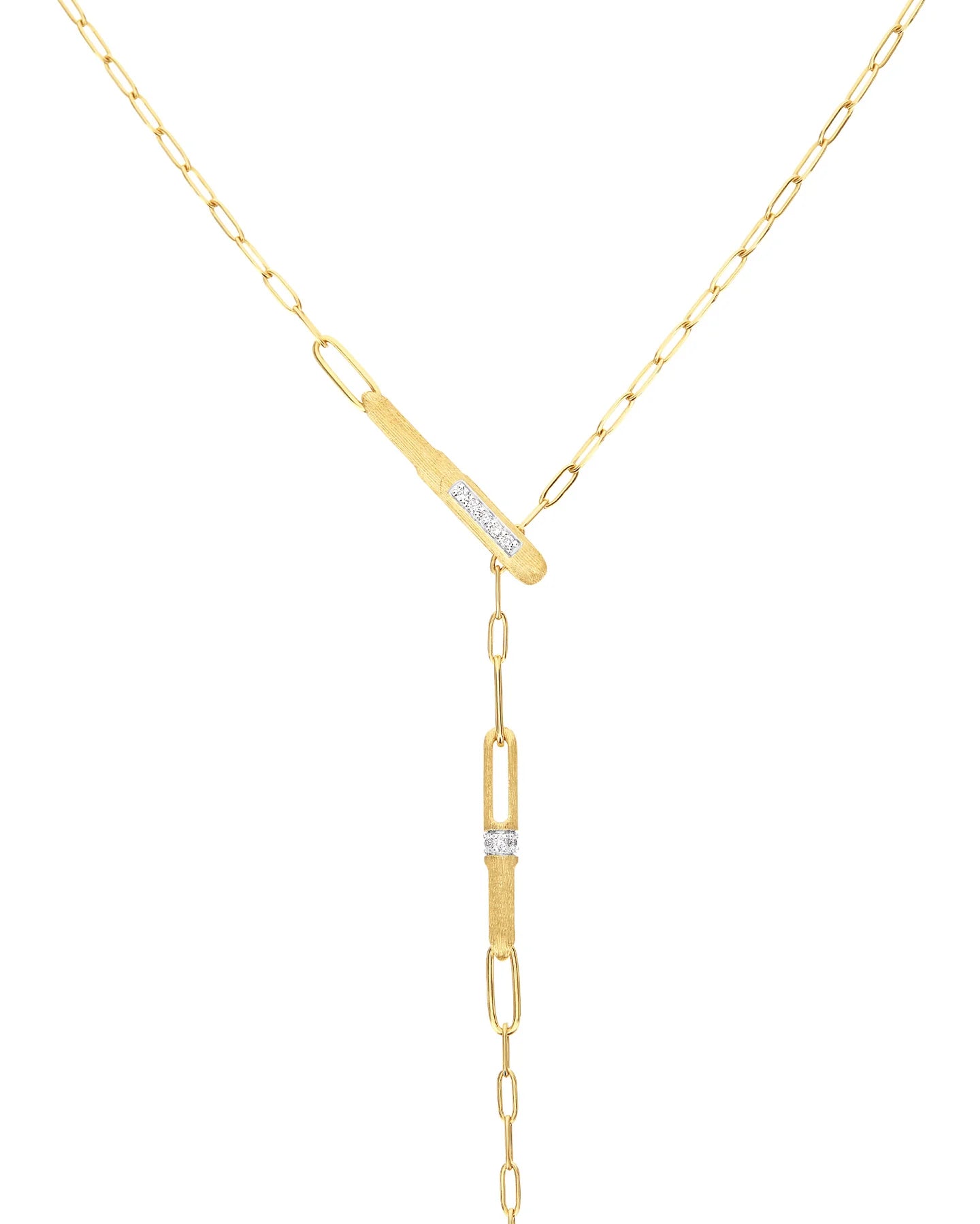 Collana a Y Nanis "LIBERA" in Oro e Diamanti