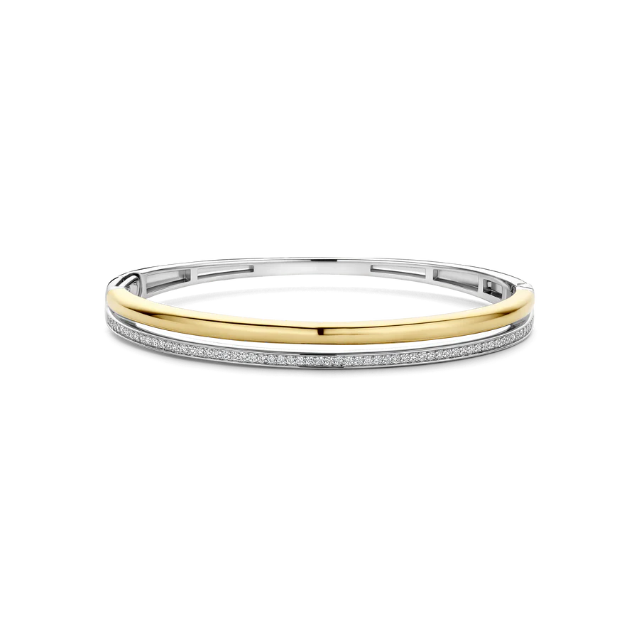 Bracciale Schiava in Argento e Zirconi