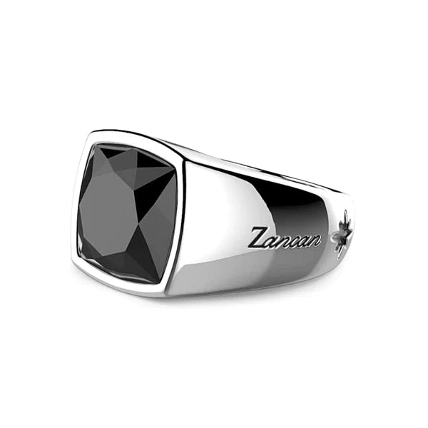 Anello in Argento e Onice