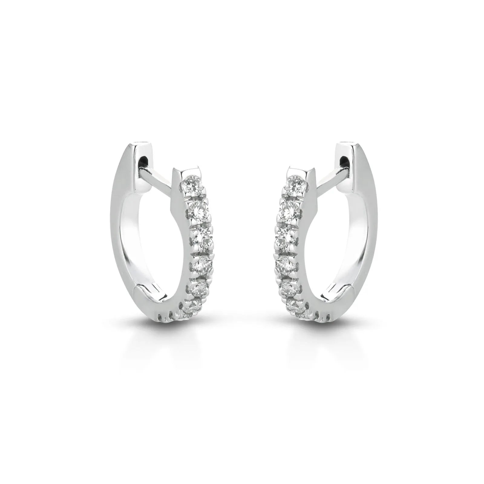Orecchini BUONOCORE Hoops in Oro e Diamanti