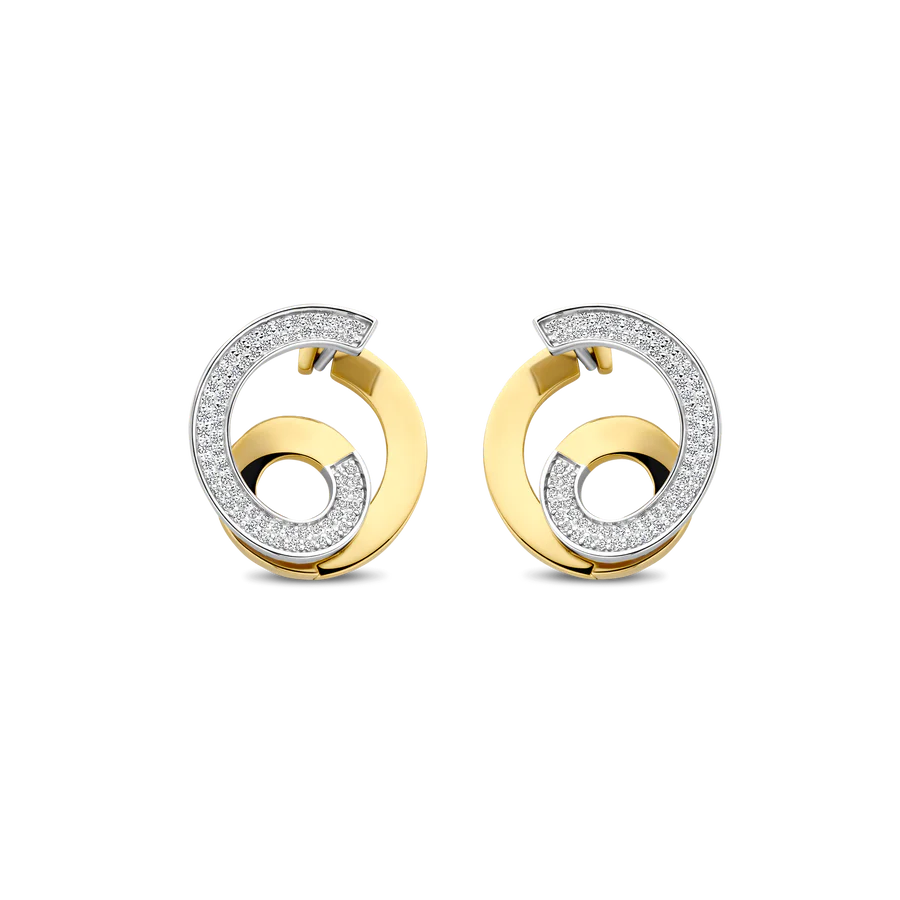 Orecchini Fantasia in Argento e Zirconi