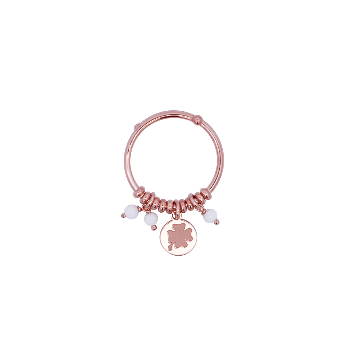Anello medagliette Gipsy White