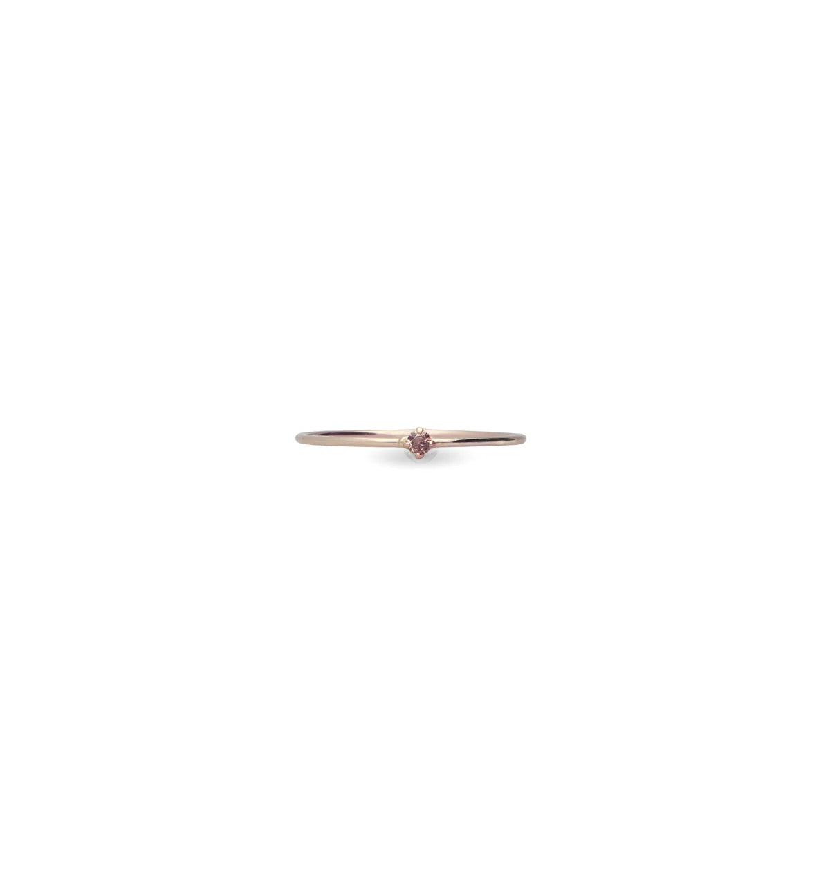 Anello Filodamore prezioso small in Oro Rosa 9kt