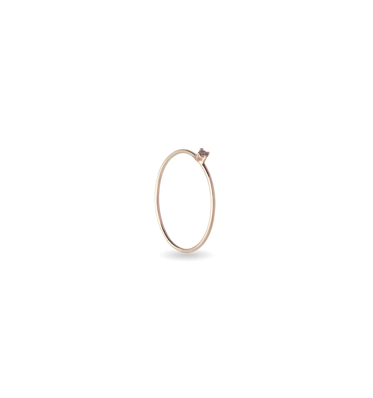 Anello Filodamore prezioso small in Oro Rosa 9kt