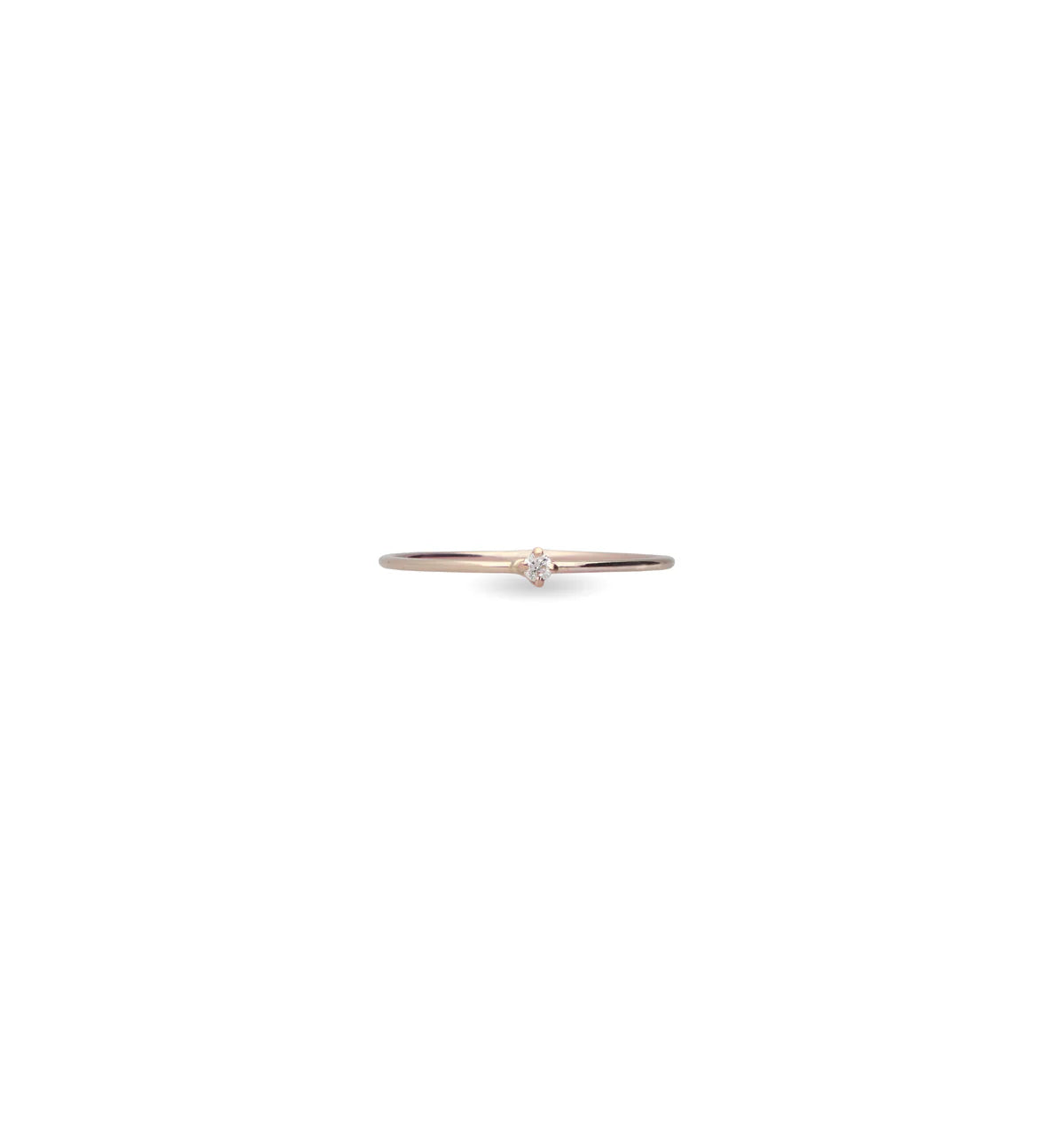 Anello Filodamore prezioso small in Oro Rosa 9kt