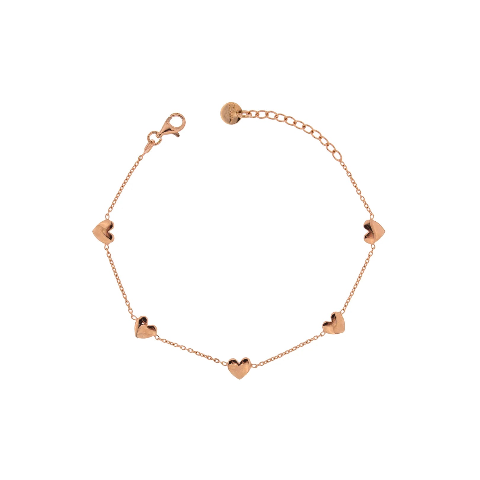 Bracciale Rue Des Mille Catenella 5 Cuori