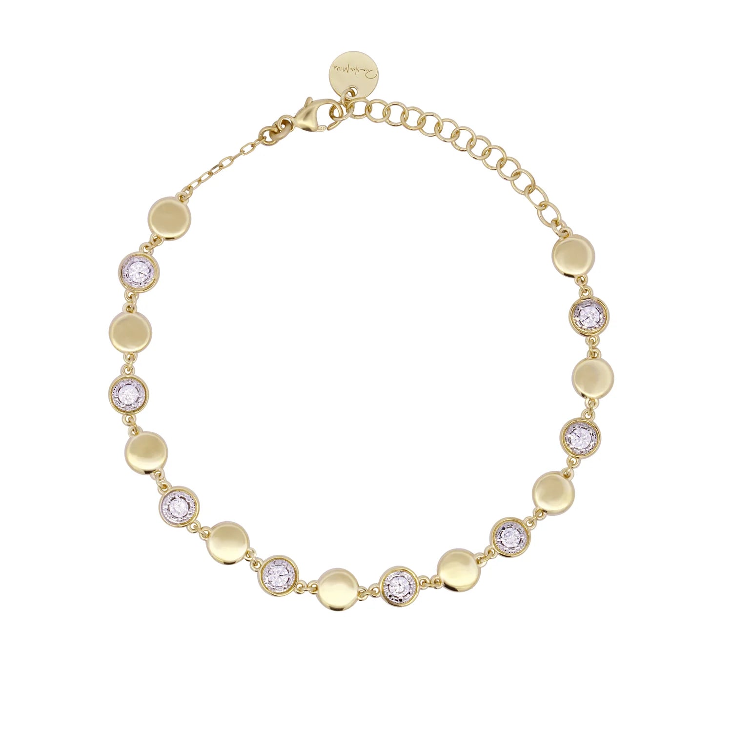 Bracciale con cerchi alternati Stardust Ten
