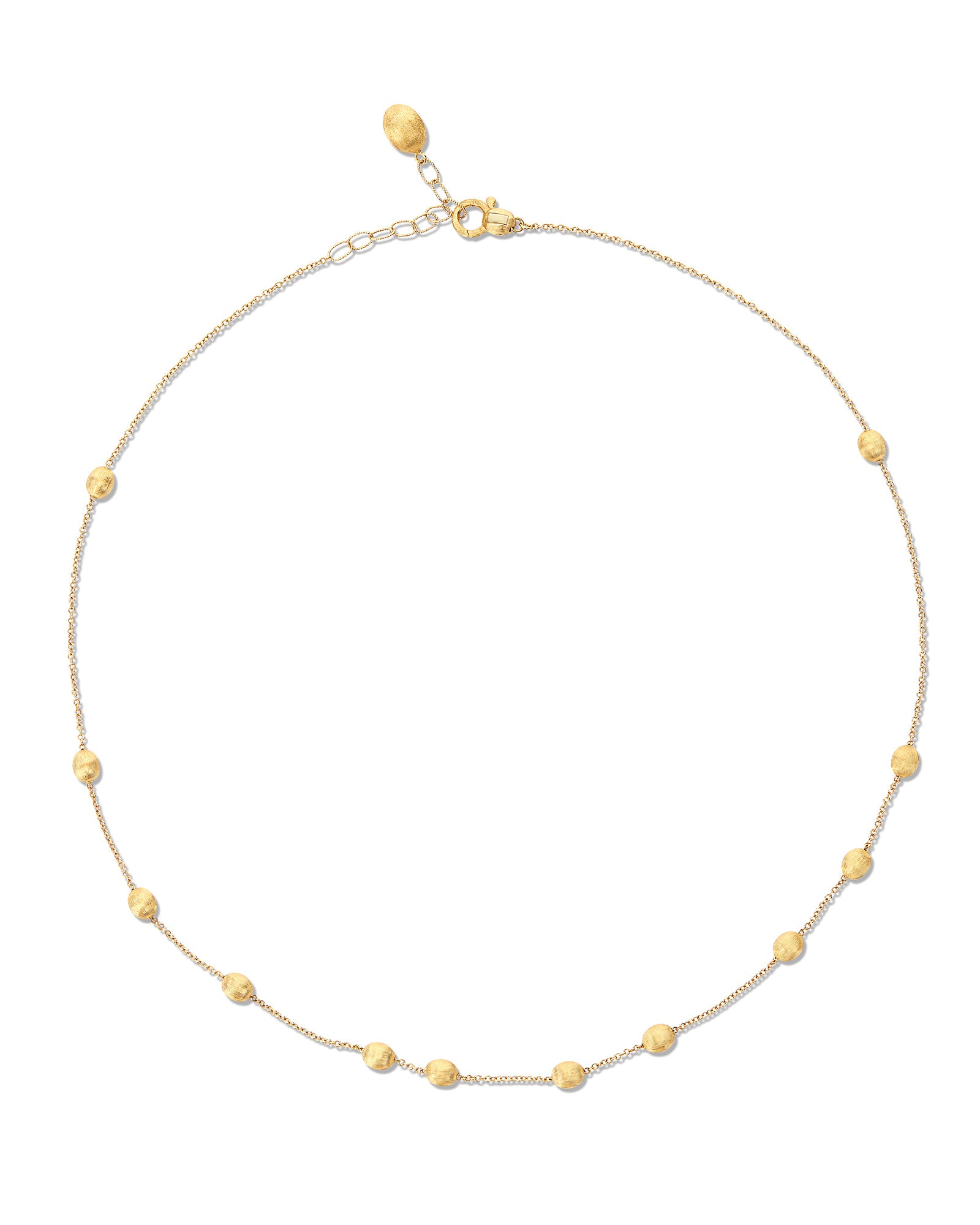 Girocollo Soffio con boules in oro