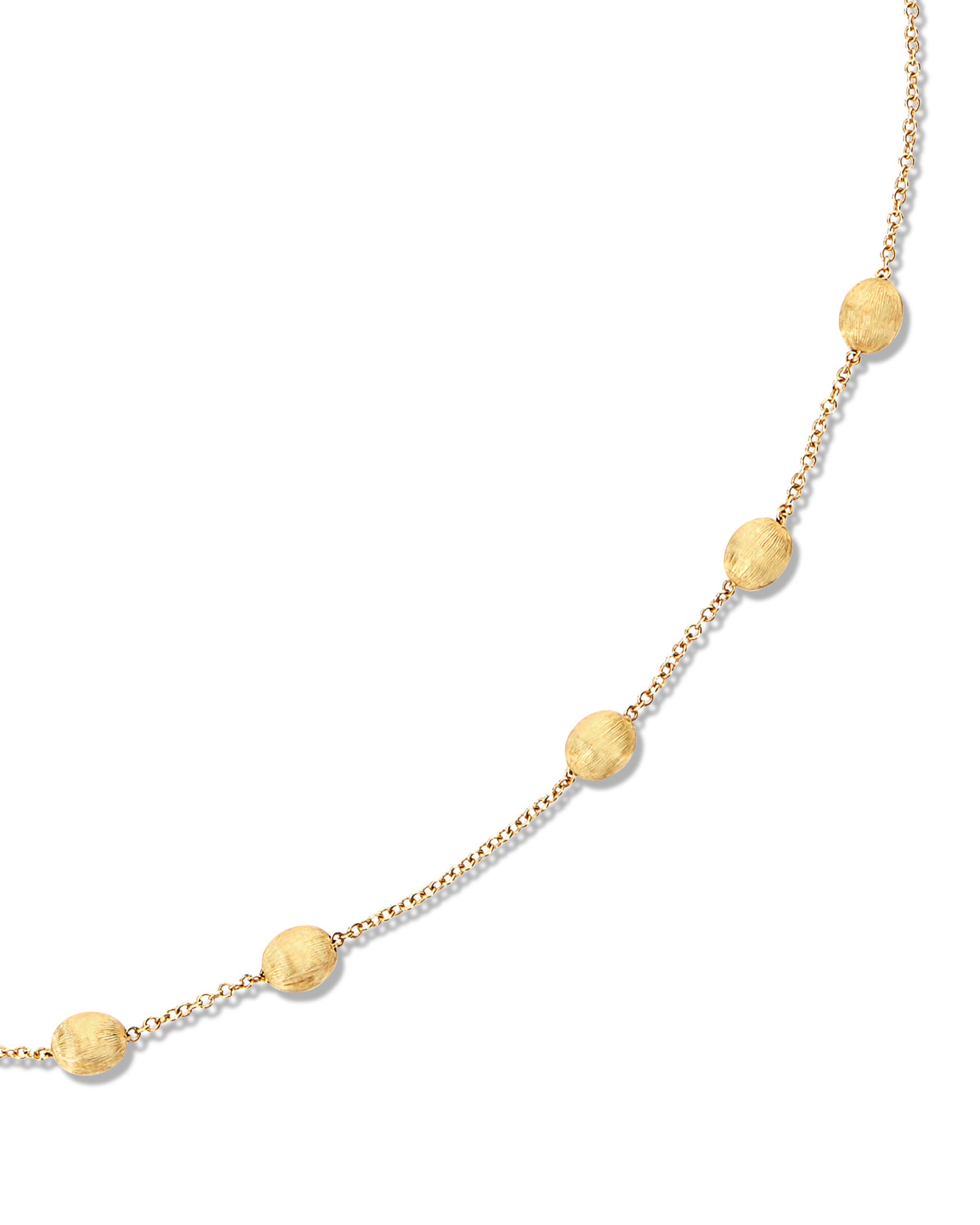 Girocollo Soffio con boules in oro