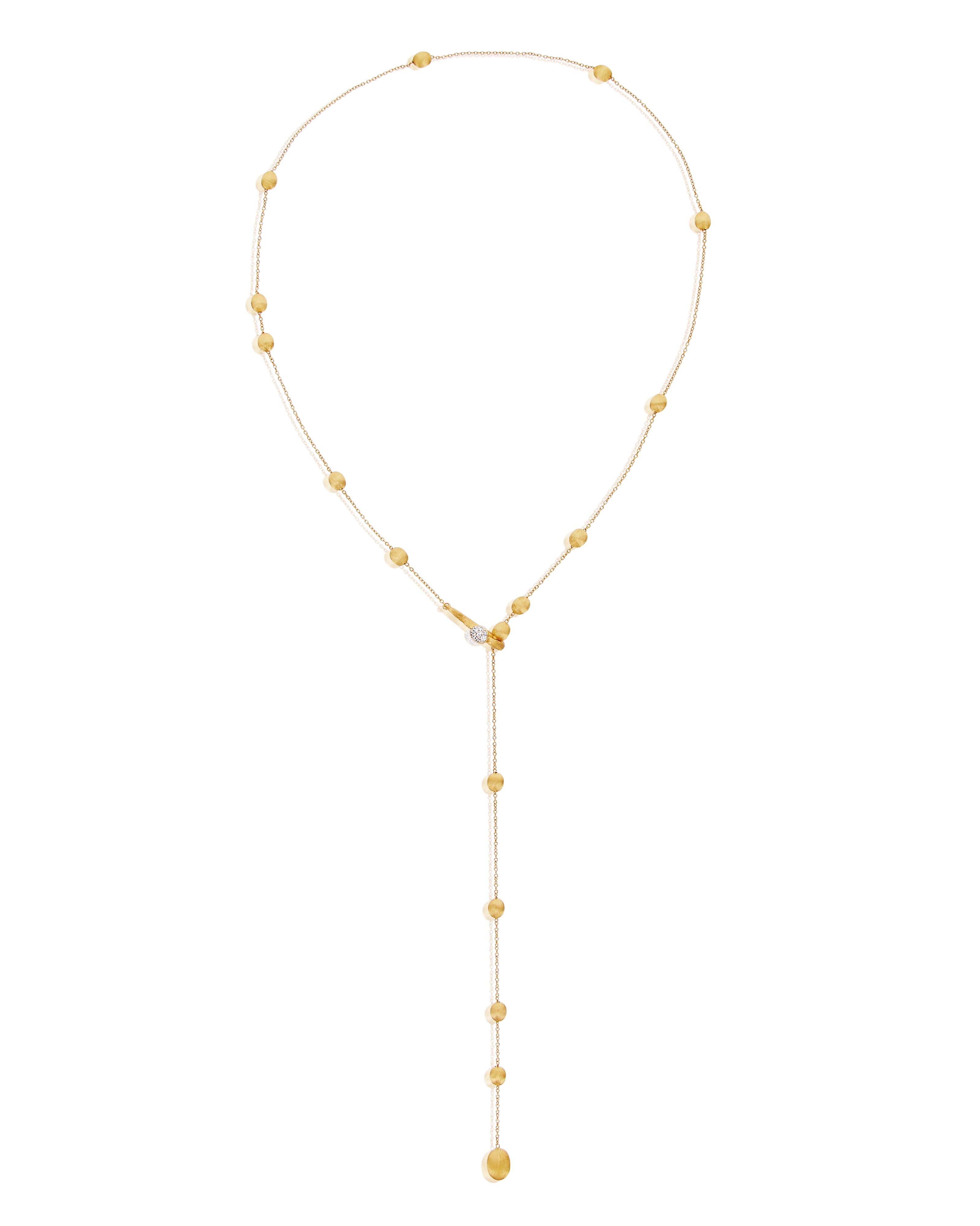 Collana a Y Nanis "SOFFIO" in oro e diamanti