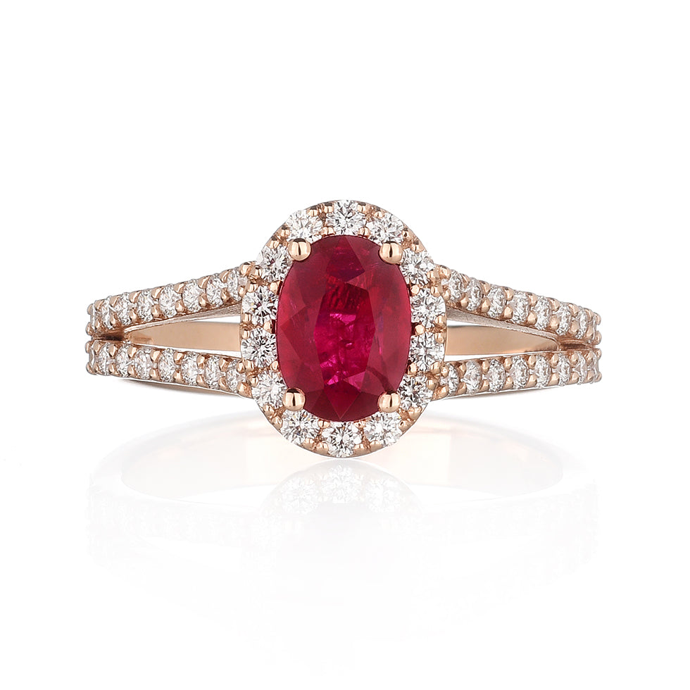 Anello Elle - Rubino e Diamanti