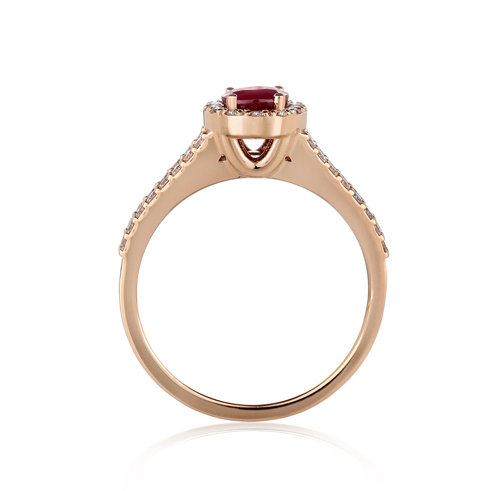 Anello Elle - Rubino e Diamanti