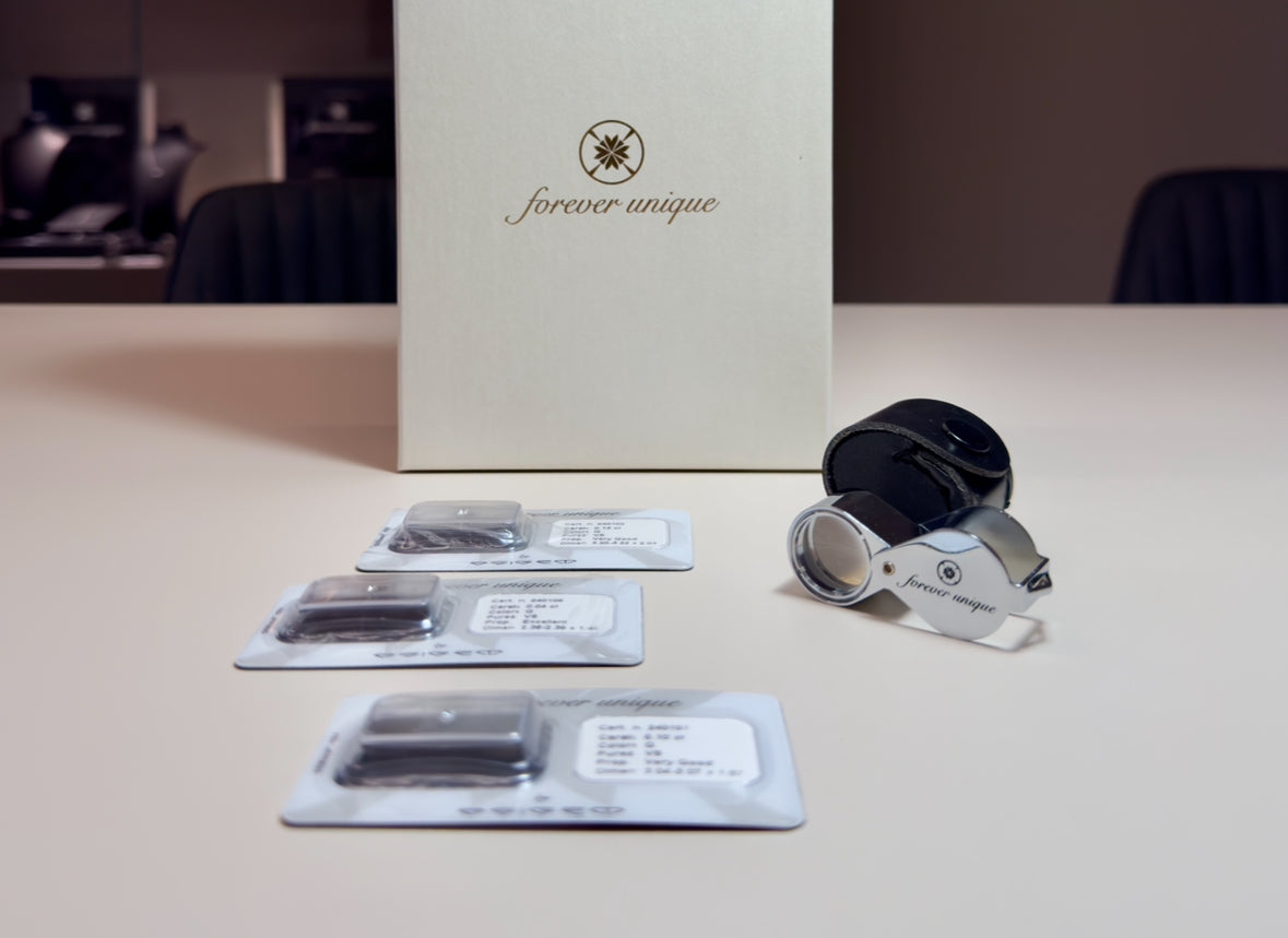 Diamante in Blister G/VS - Con certificato gemmologico
