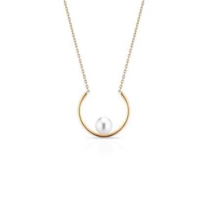 Collana LELUNE in Oro giallo e Perla