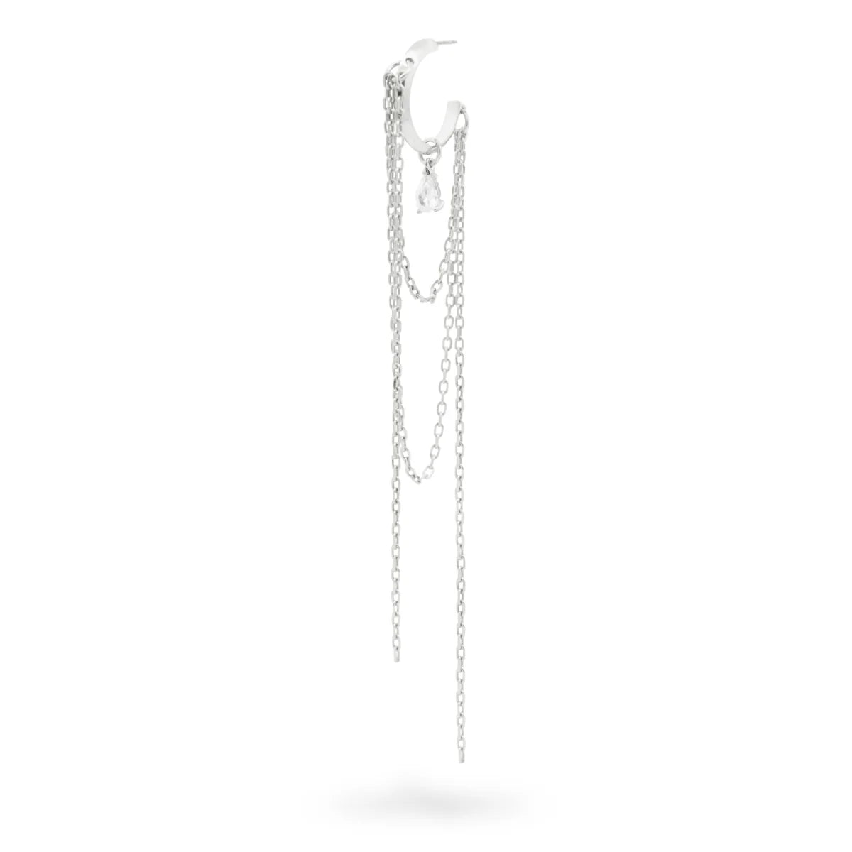 Mono-orecchino Rue Des Mille CLEO twisted frange