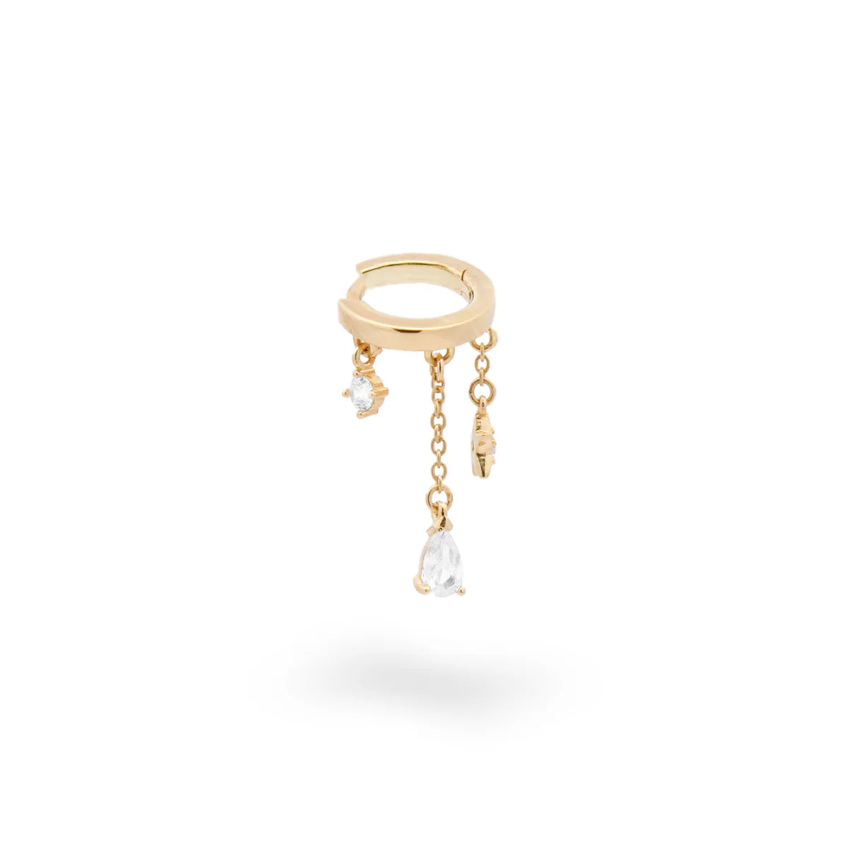 Helix piercing Rue Des Mille CLEO goccia castone stella