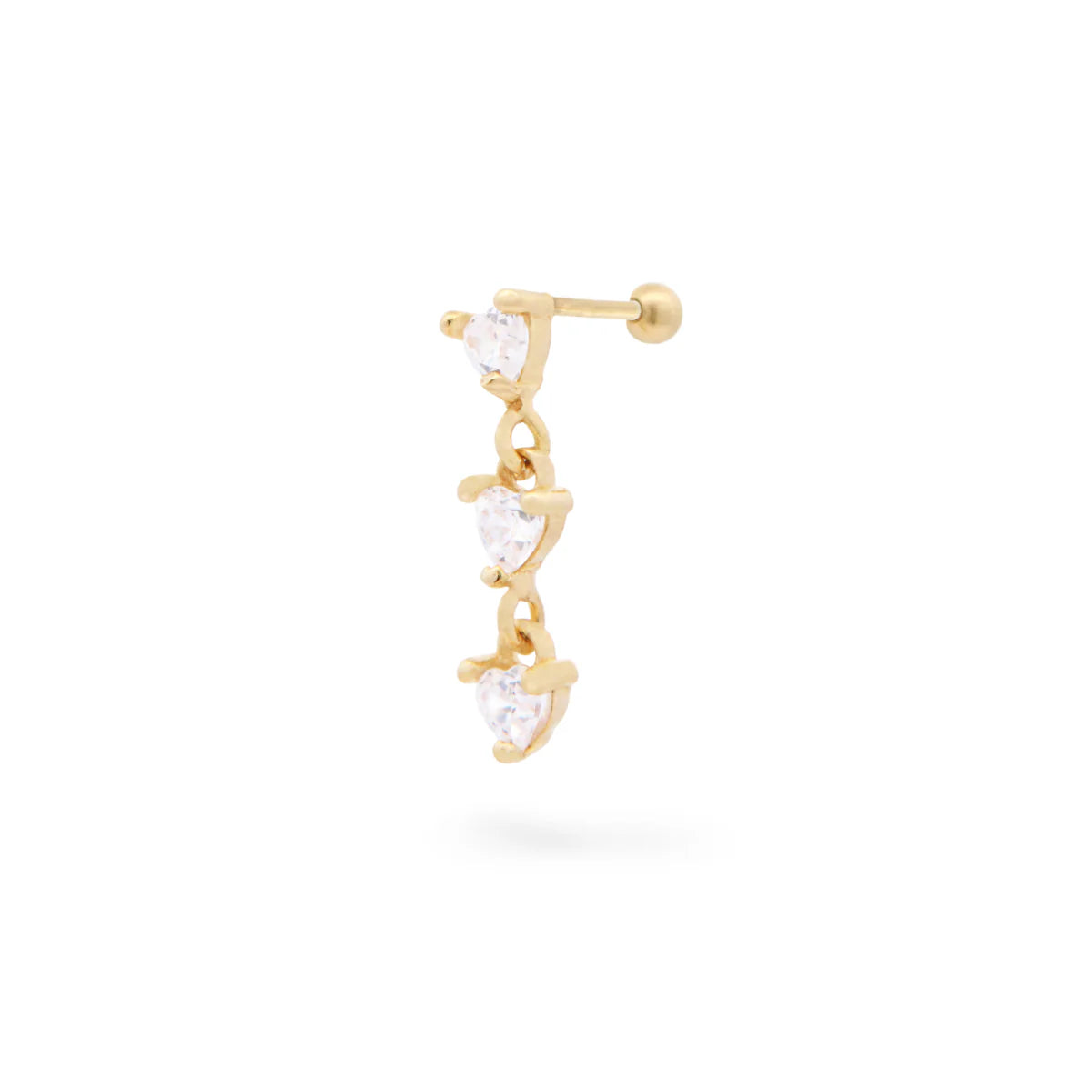 Helix piercing Rue Des Mille CLEO triple drops