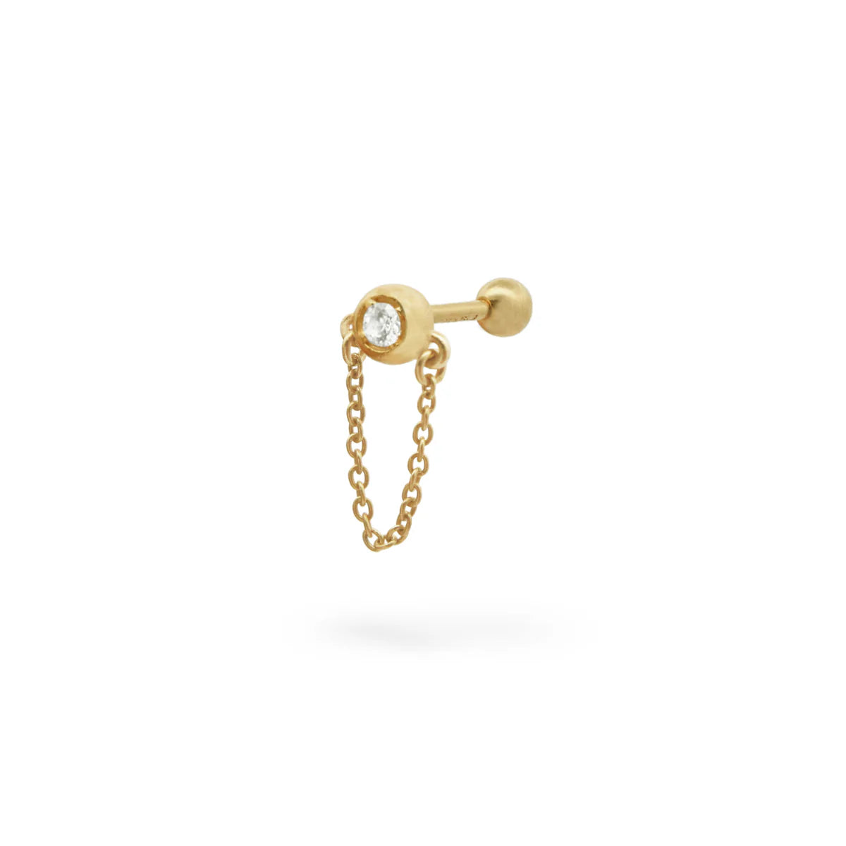 Helix piercing Rue Des Mille CLEO castone catenella