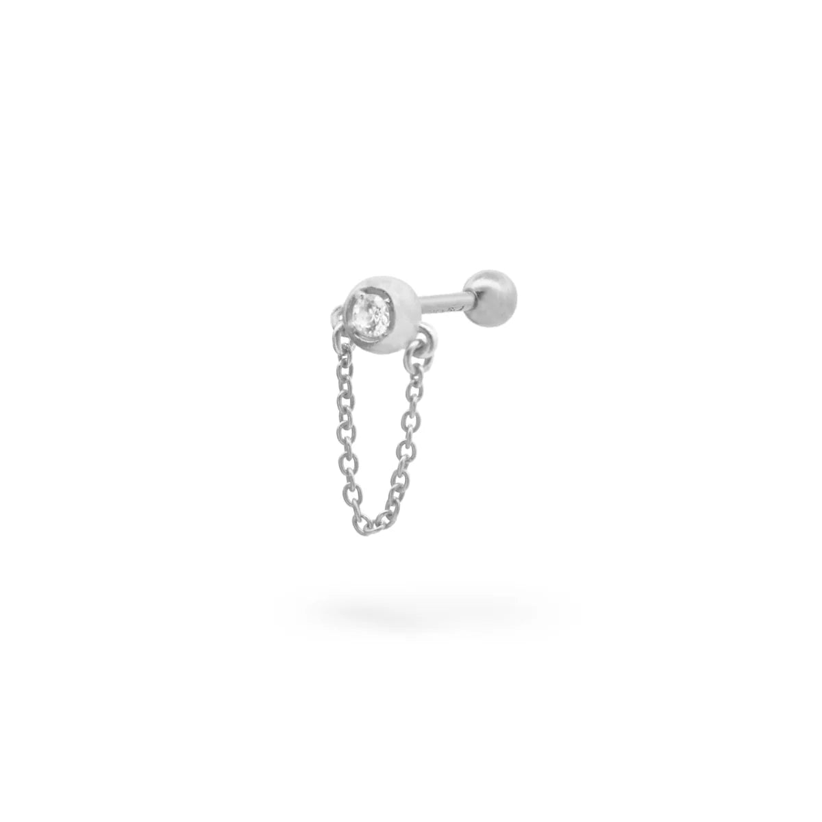 Helix piercing Rue Des Mille CLEO castone catenella