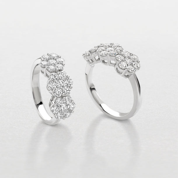 Anello Giorgio Visconti Trilogy in Oro e Diamanti