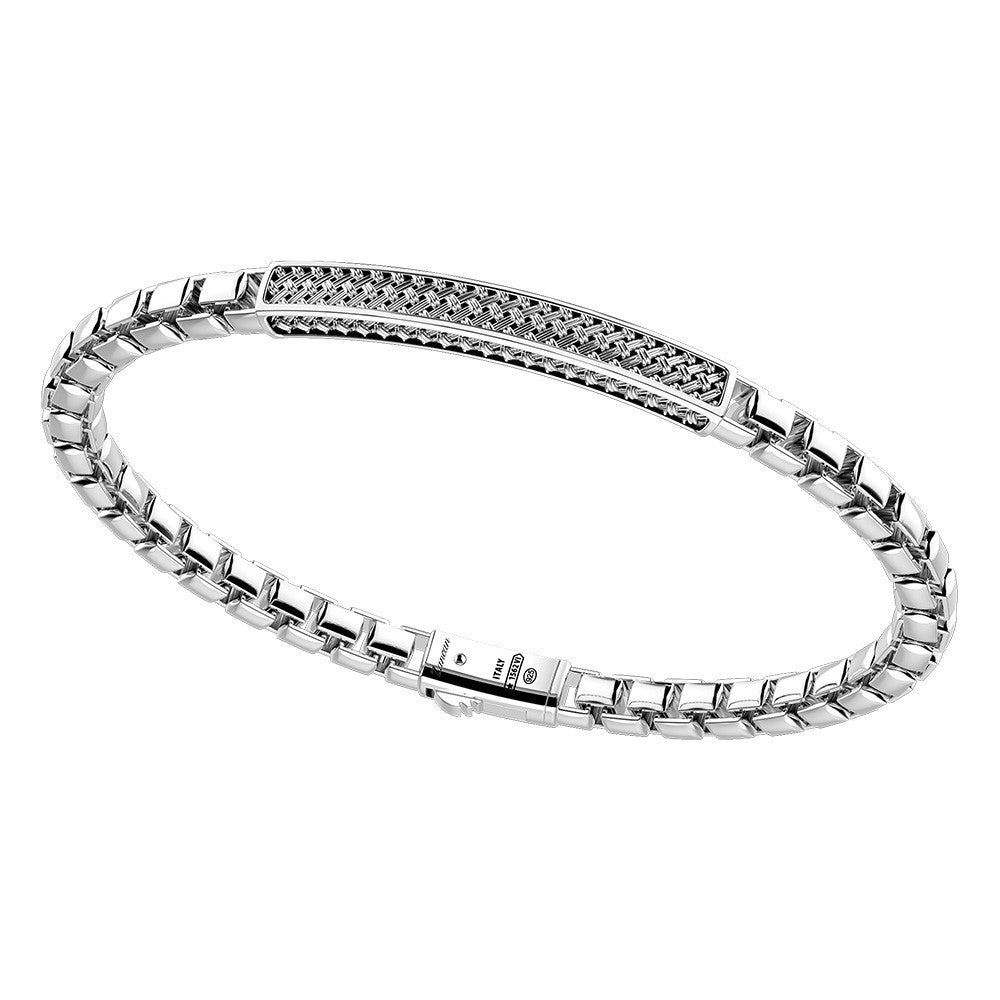 Bracciale Zancan in Argento con piastrina