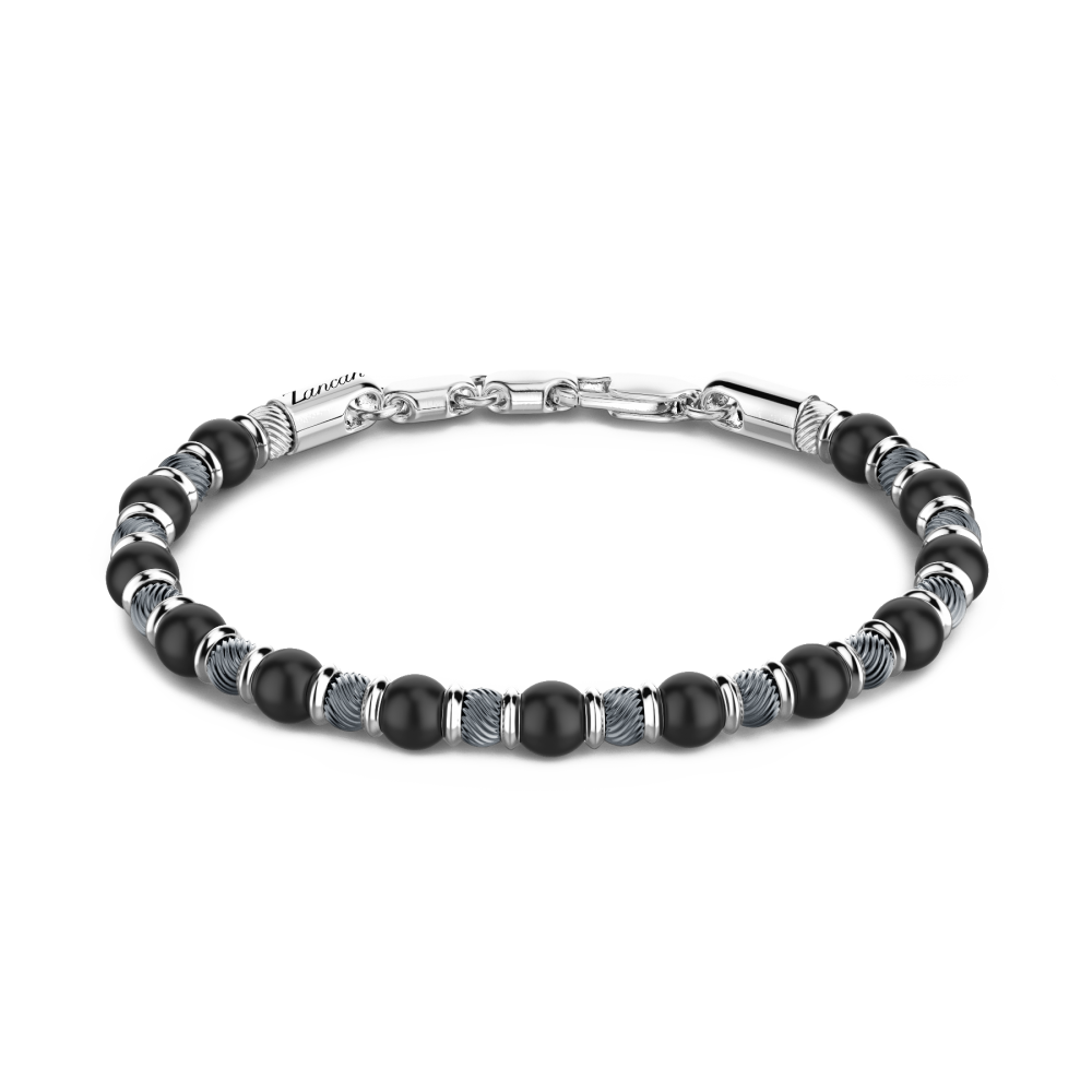 Bracciale Argento e Onice
