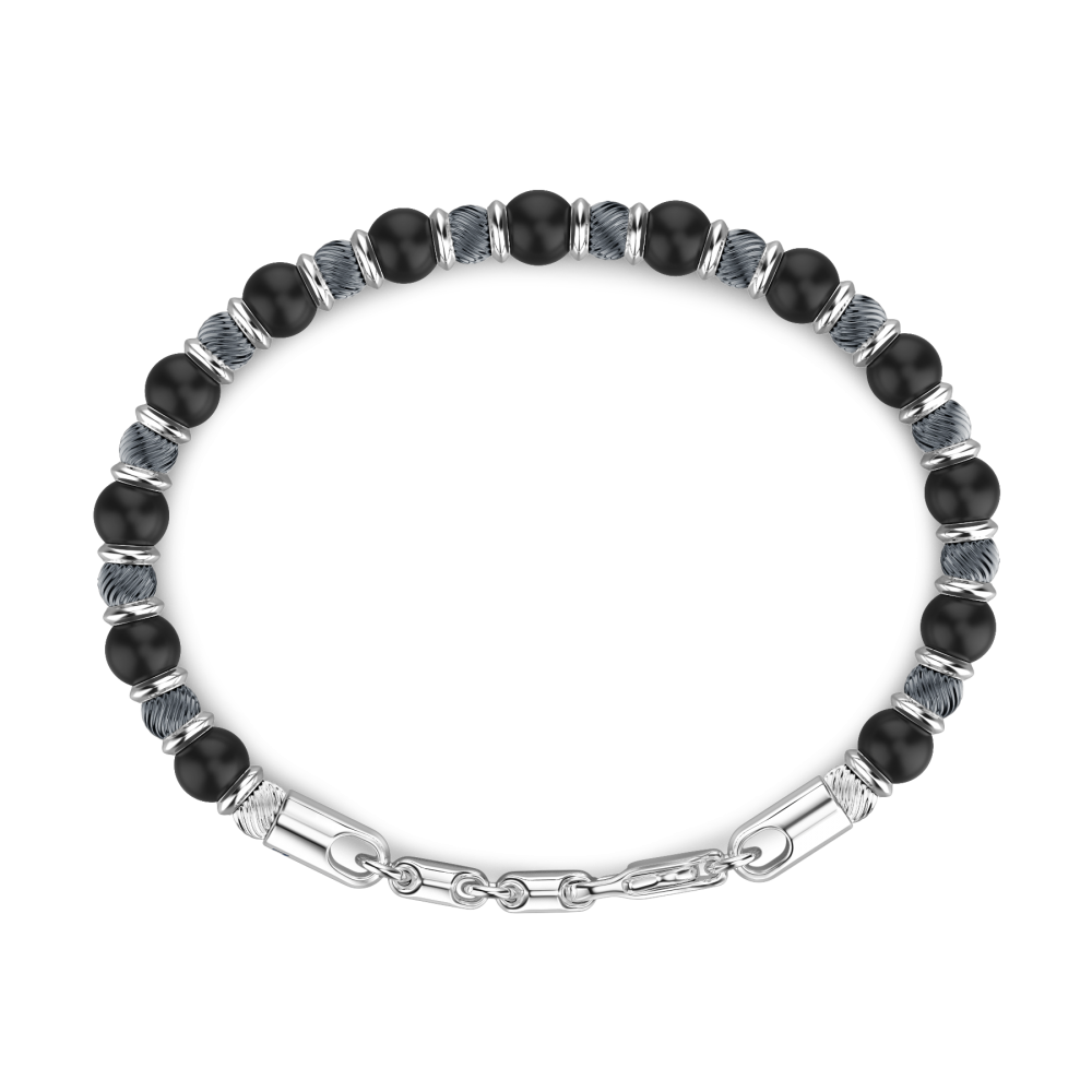 Bracciale Argento e Onice