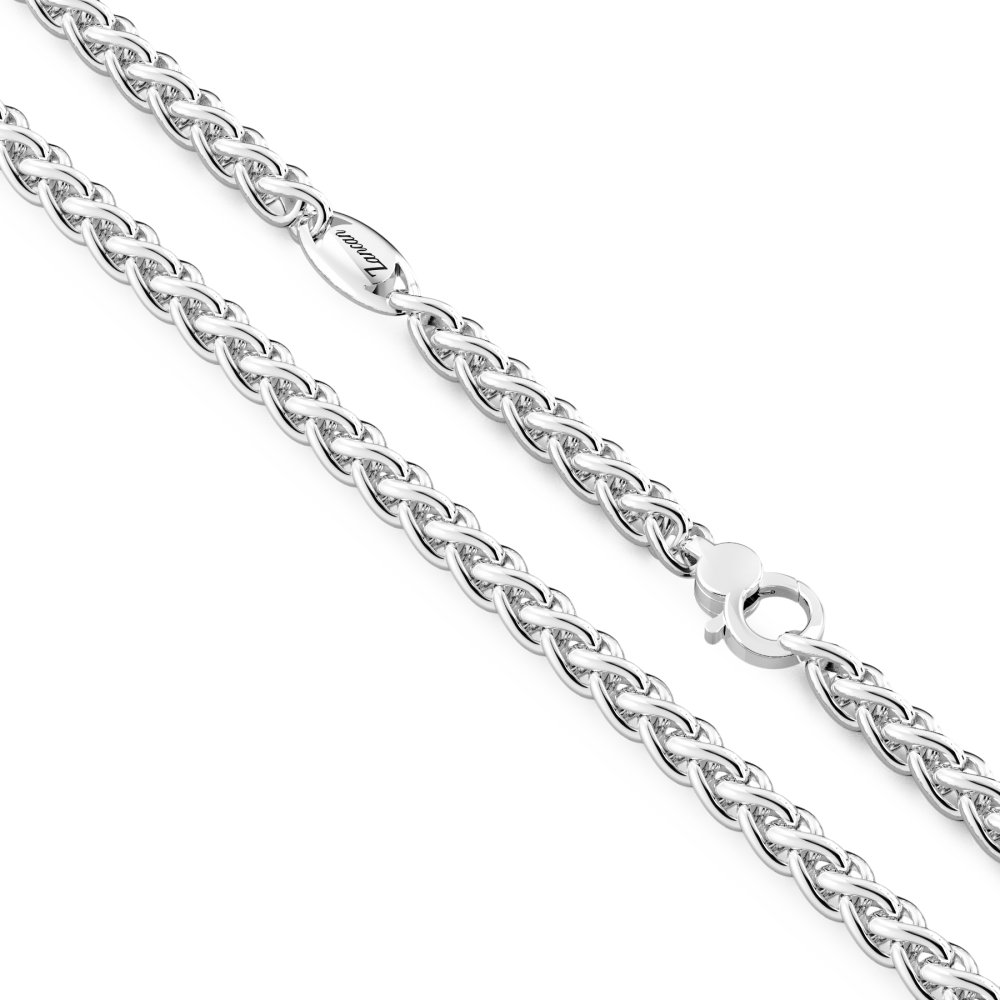 Collana Zancan Coda di volpe in Argento