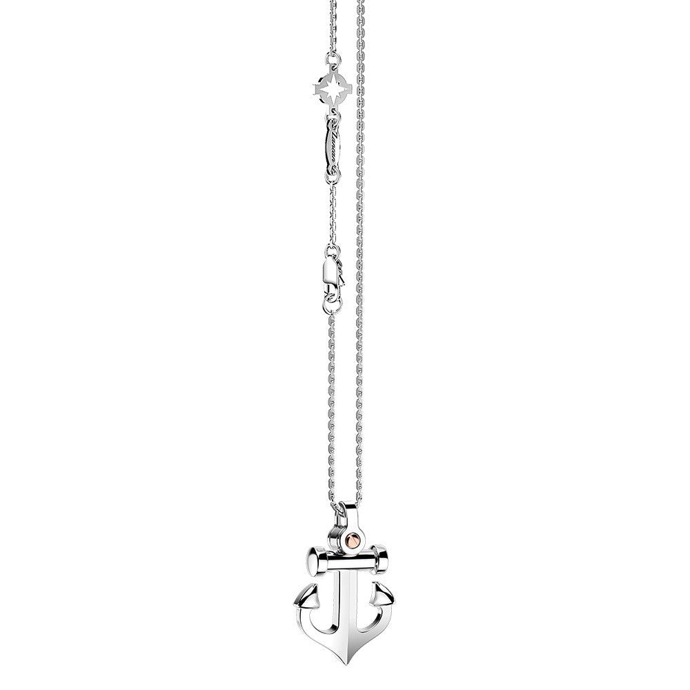 Collana Zancan in argento con ancora