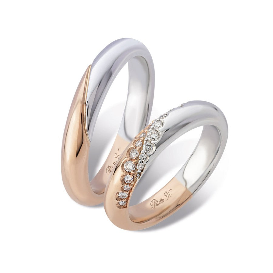 Fede Polello Oro Bicolore - 3304UBR