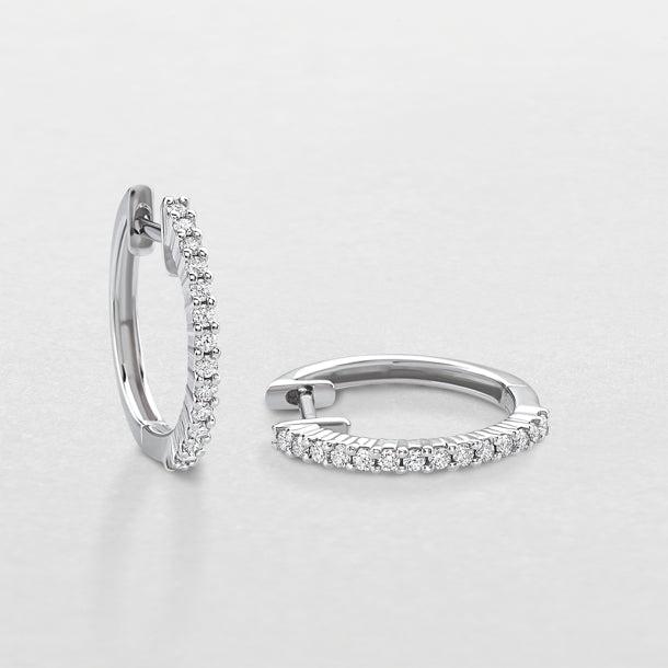 Orecchini Giorgio Visconti a Cerchio in Oro e Diamanti