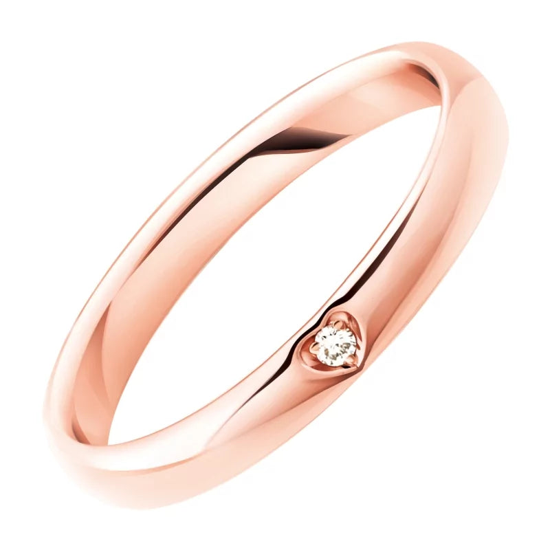 Fede Polello Oro Rosa e Diamante - 3119DR