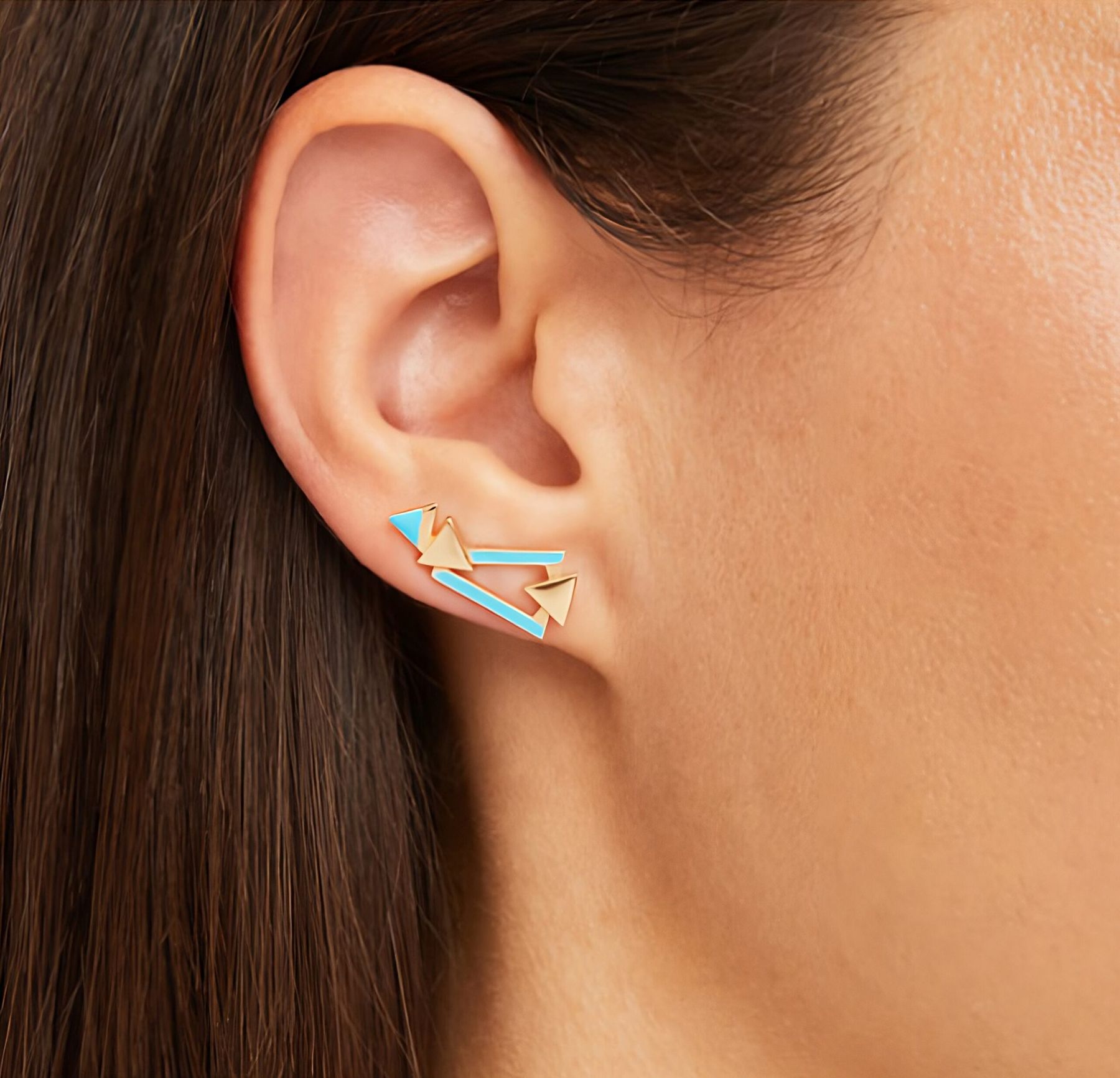 Orecchino GAIA - Light Blue