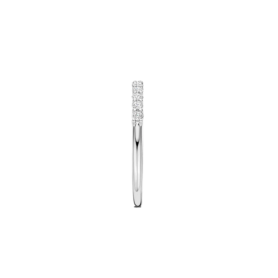 Anello Argento Veretta con Zirconi