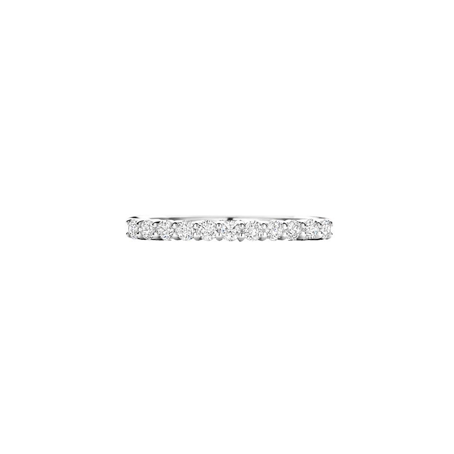 Anello Argento Veretta con Zirconi