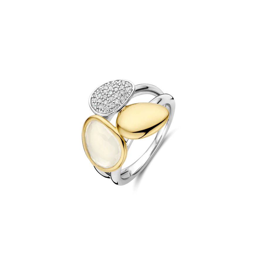 Anello in Argento, Pietre e Zirconi