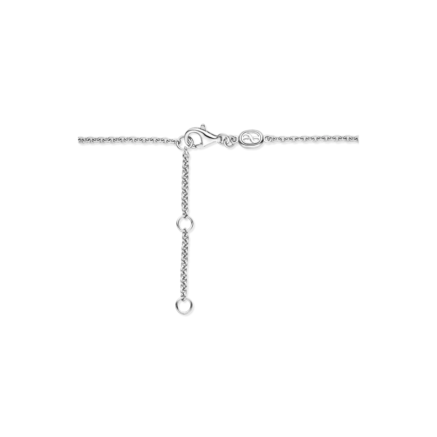 Bracciale Infinito Bicolore in Argento e Zirconi