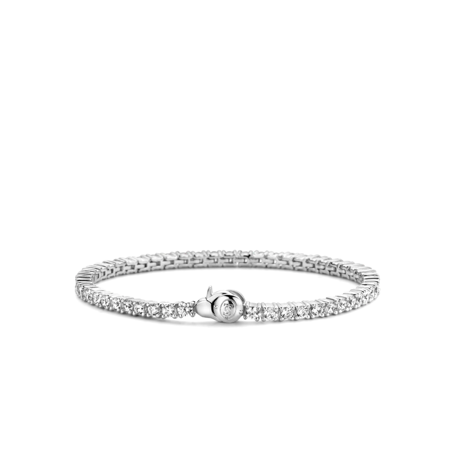 Bracciale Tennis 3mm in Argento e Zirconi