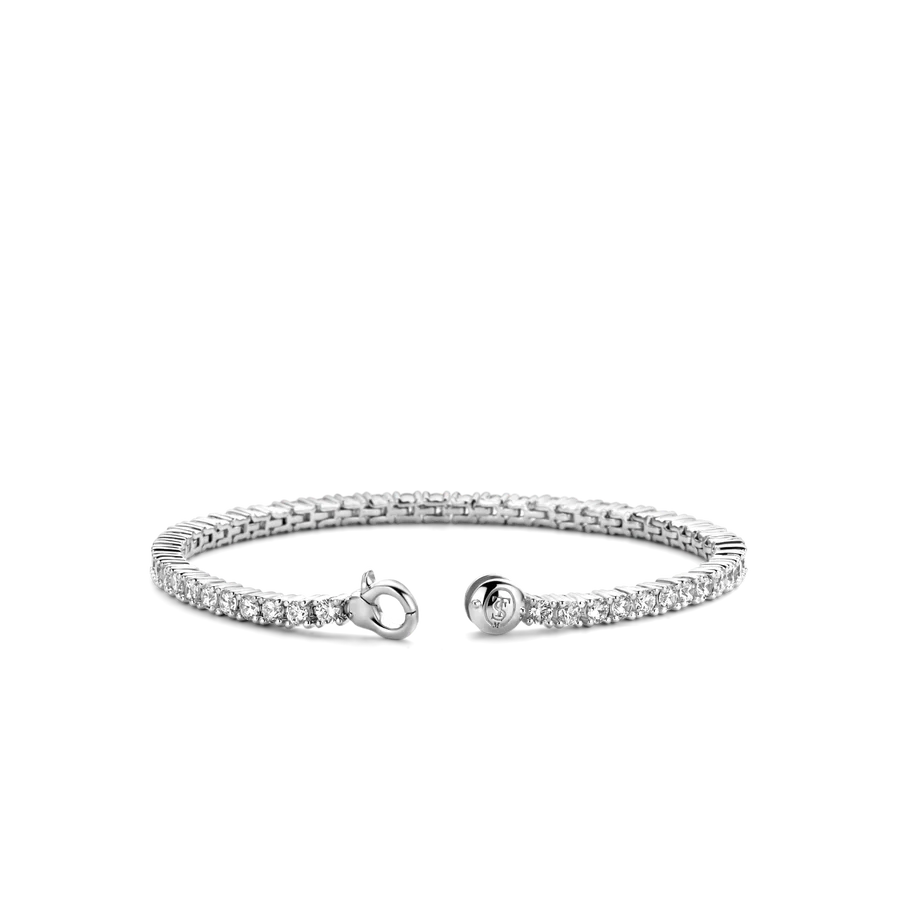 Bracciale Tennis 3mm in Argento e Zirconi