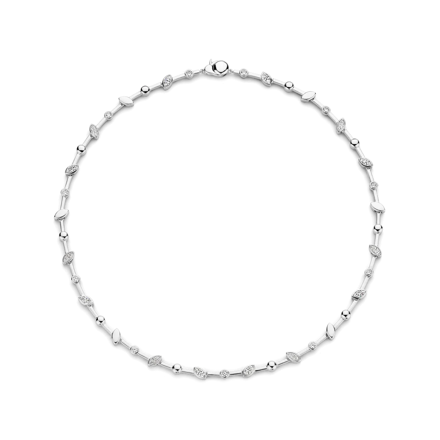 Collana Tennis Fantasia in Argento e Zirconi