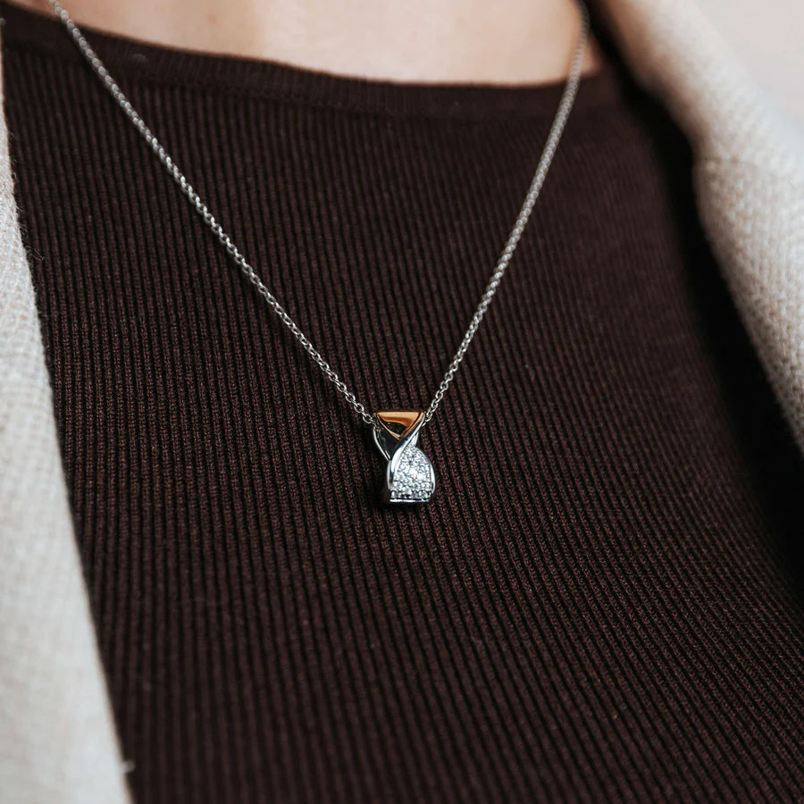 Collana Fantasia in Argento e Zirconi