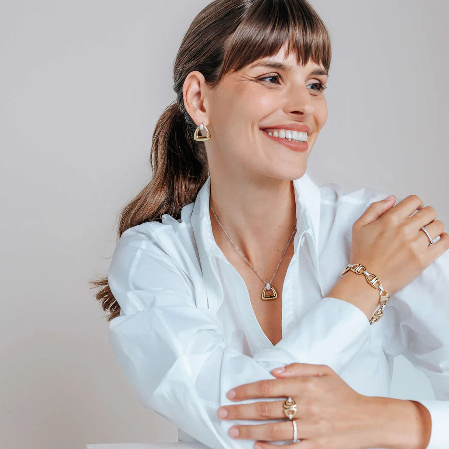 Collana Fantasia in Argento e Zirconi