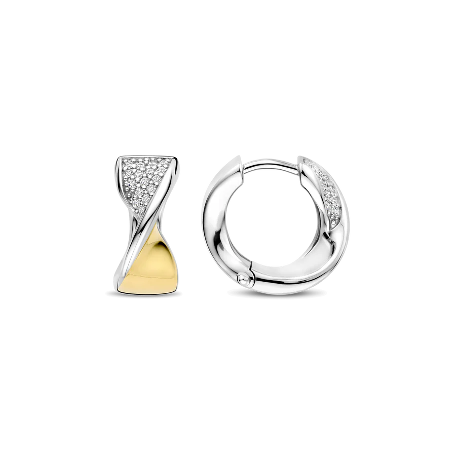 Orecchini Fantasia in Argento e Zirconi