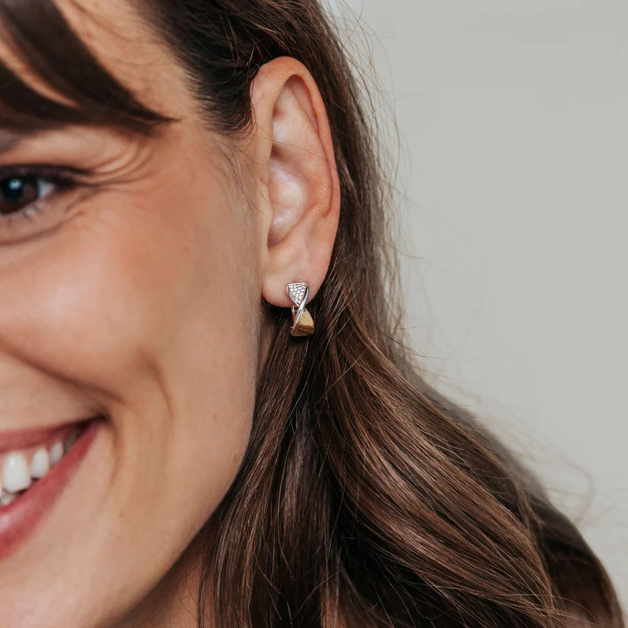 Orecchini Fantasia in Argento e Zirconi