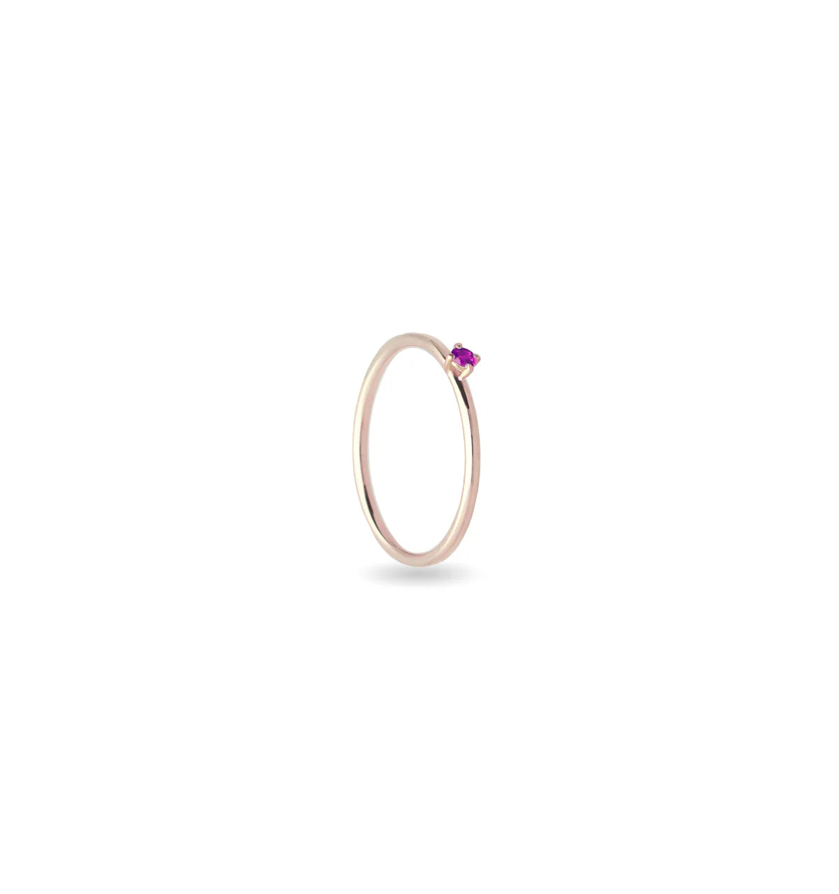 Anello Filodamore prezioso large in Oro Rosa 9kt